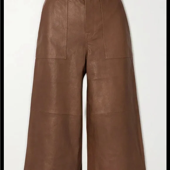 Frame Denim Chocolate Ankle Pants - Picture 1 of 11
